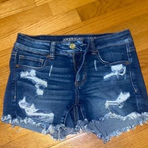American eagle stretch mini shorts - size 8